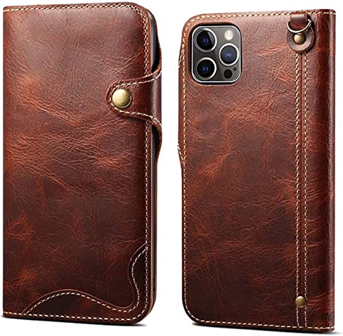 Étui portefeuille iPhone 14 Plus cuir rétro protection intégrale