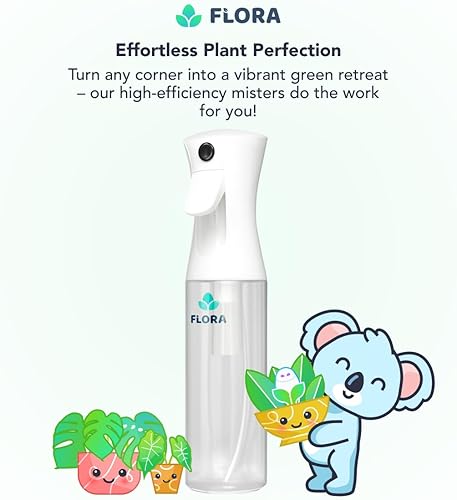 Miniatura 4 de Flora Botella pulverizadora prémium para plantas que produce una niebla suave y fina para una hidratación de precisión, humedad dispersa y humedad.