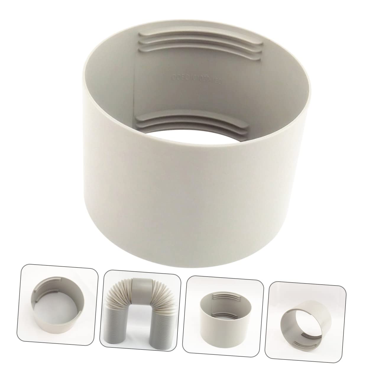 Cabilock 3 Piezas Conector Aire Acondicionado Boquilla Montaje Escape AC Repuesto Ventilación Ca Ca Reemplazo Unidad Extensor Abs