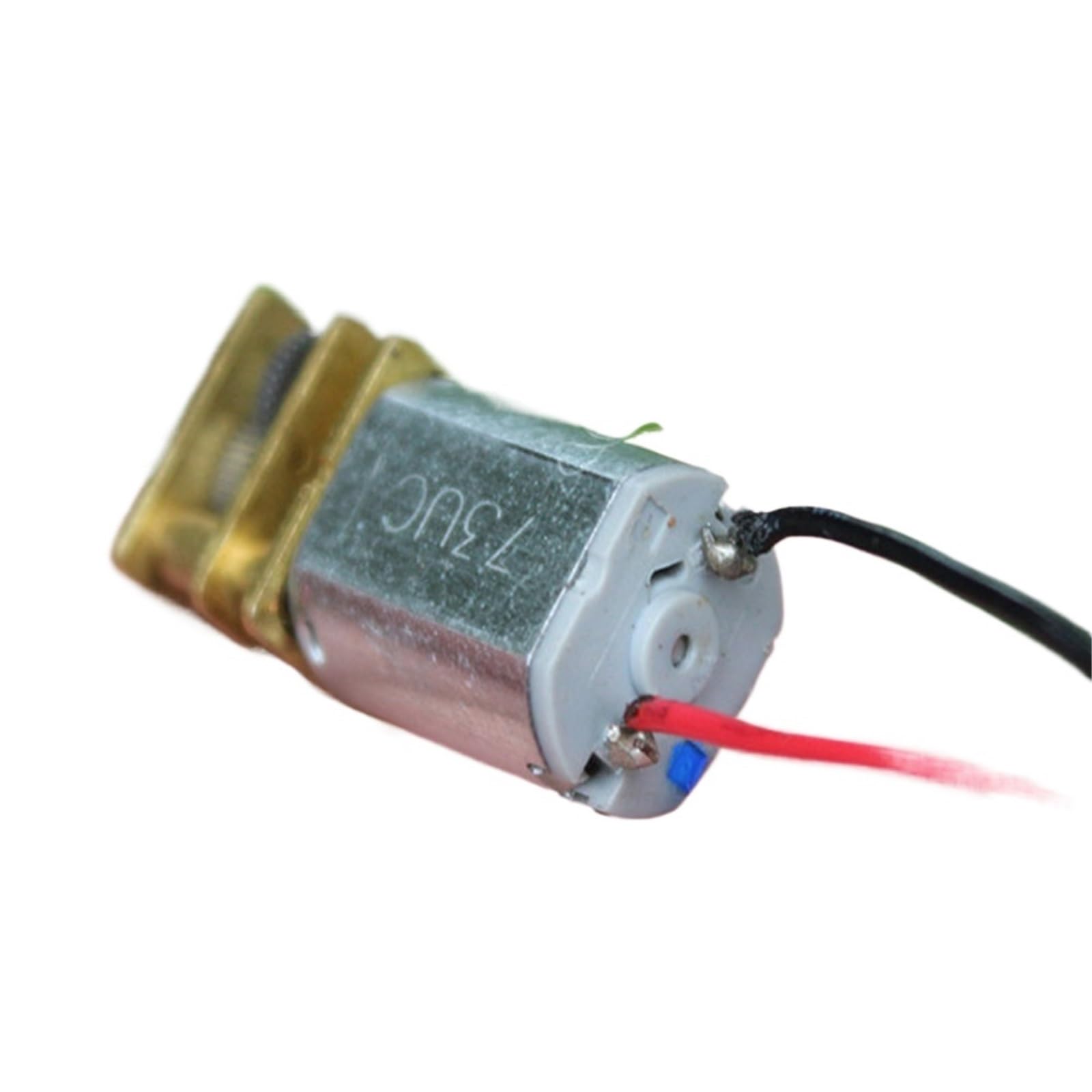 TQSKA N20 Micro Metal Gear Motor with Gear Wheel DC 3V-6V 3.7V 5V 25RPM-50RPM 20mA Electric Precision Metal Gearbox for Door Lock