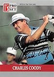 Autograph Warehouse 527909 Charles Coody Autographed Trading Card - Golf, PGA Tour & Abilene Christian University, SC 1990 Pro Set No.83