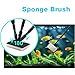 Carefree Fish 4IN1 Aquarium Cleaning Tools Long Handle Adjustable Length 18~24Inch Fish Tank Cleaner Kit Algae Scraper Scrubber Brushes Set