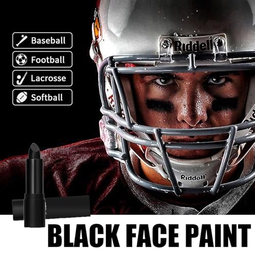 Black Face Stick - Long Lasting Body Painting for Women & Men with Smooth Texture - Highly Pigmented Halloween Pen - Image 7