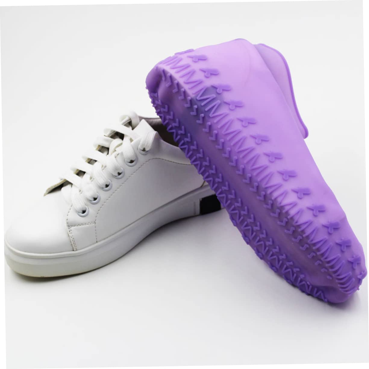 Couvre-chaussures de Pluie en Silicone 1 Paire Antidérapants Résistants | Protection Chaussures Pluie, pour Chaussures, Travail et Loisirs, Unisexe Famille, Adultes et Garçon et Filles