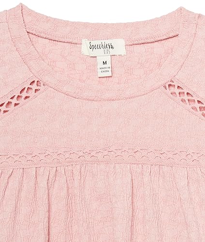 Image of Speechless Girls' Smocked Cuff Long Sleeve Top