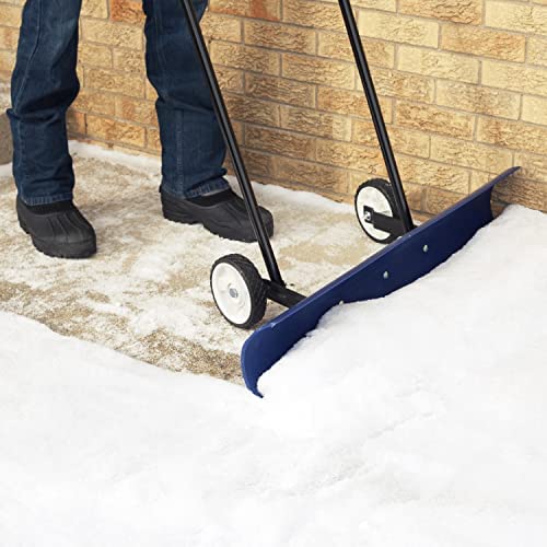 The Snowcaster 30SNC 36-Inch Bi-Directional Wheeled Snow Shovel Pusher And Barn Shovel thumb #3