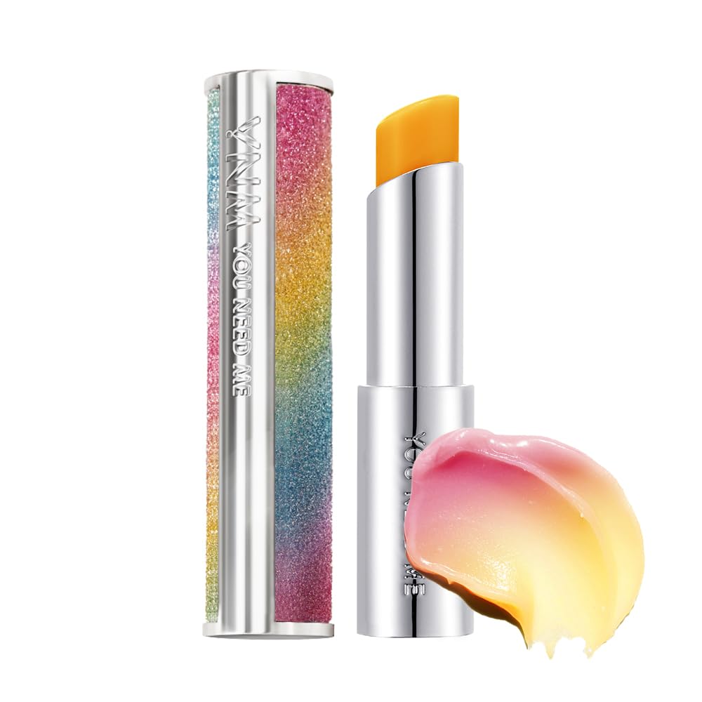 YNM Honey Lip Balm, Moisturizing Tinted Lip Balm, pH Color Changing, Infused with Manuka Honey and Squalane, Hydrating, Korean Skincare, Natural Finish, RAINBOW HONEY, 0.1 Fl Oz