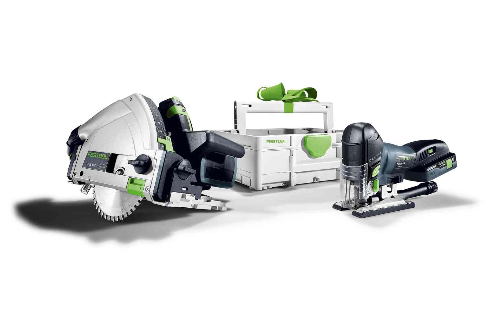 Festool Kit Combo Scie Plongeante TSC 55 K & Scie Sauteuse PSC 420