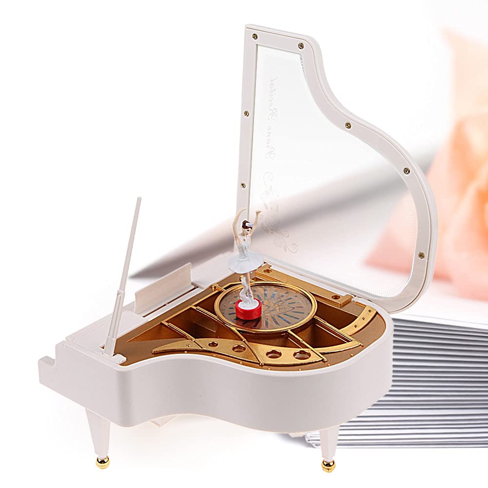 Nuevo Modelo de Piano clásico romántico Caja de música Bailarina de Baile manivela Cajas Musicales cumpleaños Boda Regalo de Amor decoración del hogar