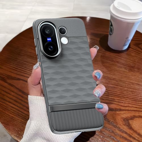 Image of Outlouders Back Cover for Vivo X200 Fe 5G | Full Camera Protection | TPU Soft Flexible Shockproof Bumper Case (Grey)