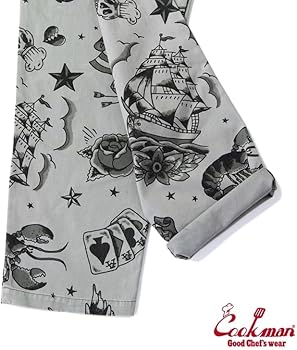 Amazon.co.jp: [ COOKMAN/クックマン ] Chef Pants 「Old Tattoo Gray