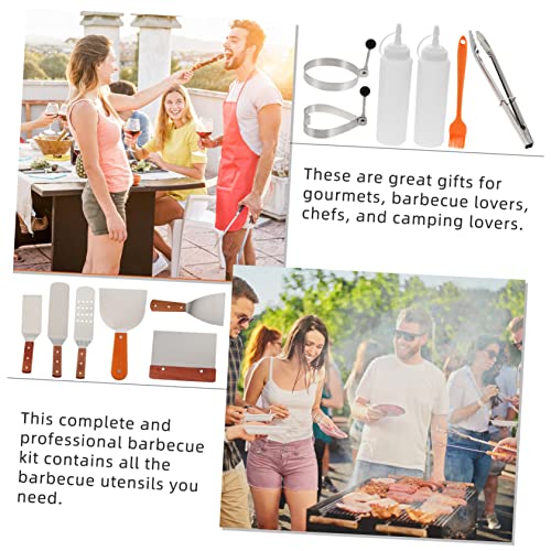 Set de herramientas para barbacoa BESPORTBLE acero inoxidable miniatura 5