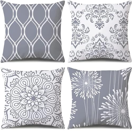ZHILING Decorative cushion covers 18x18 Set of 4