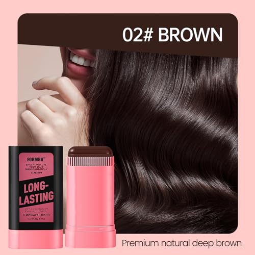 Hair Color Comb Long Lasting Root Touch Up Temporary Dye Instant Gray Cover for Men and - image 3