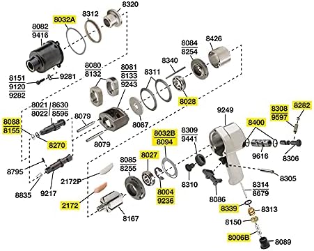 Rebuild Kit for Ingersoll Rand 244 Models, Part # 244-TK2