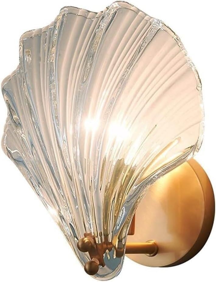 Applique murale LED intérieur laiton lanterne murale verre ambré pour éclairage au plafond