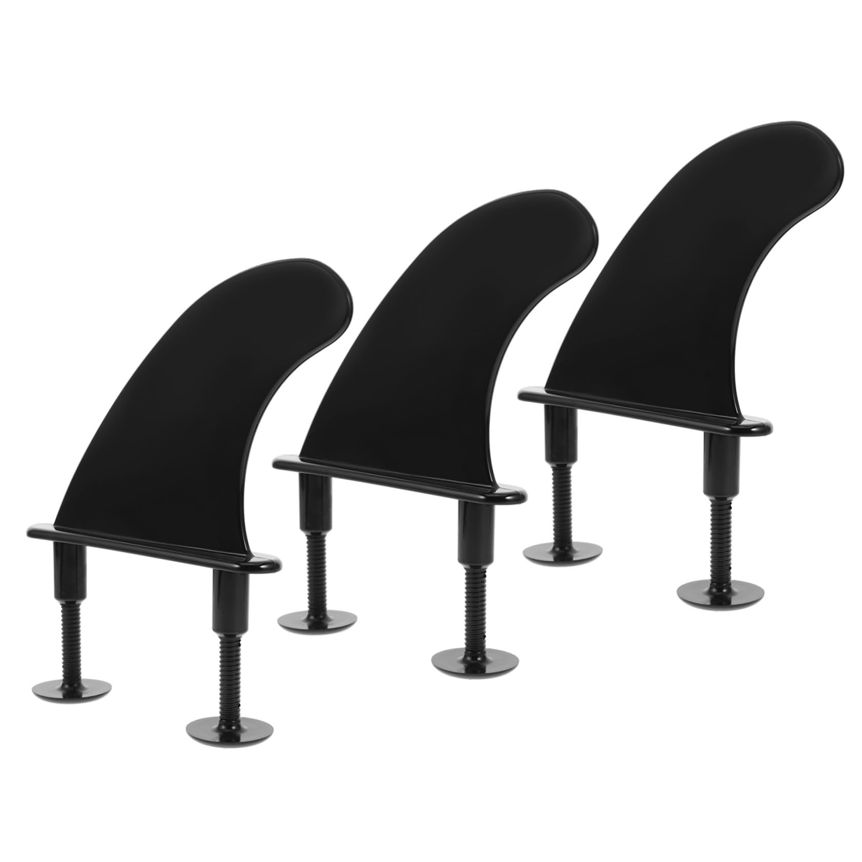 ibasenice 1 Set Soft Surfboard Fin Set TPU Tail Fins for Kayak Paddleboard Accessories for Water Sports Enhanced Control Stability