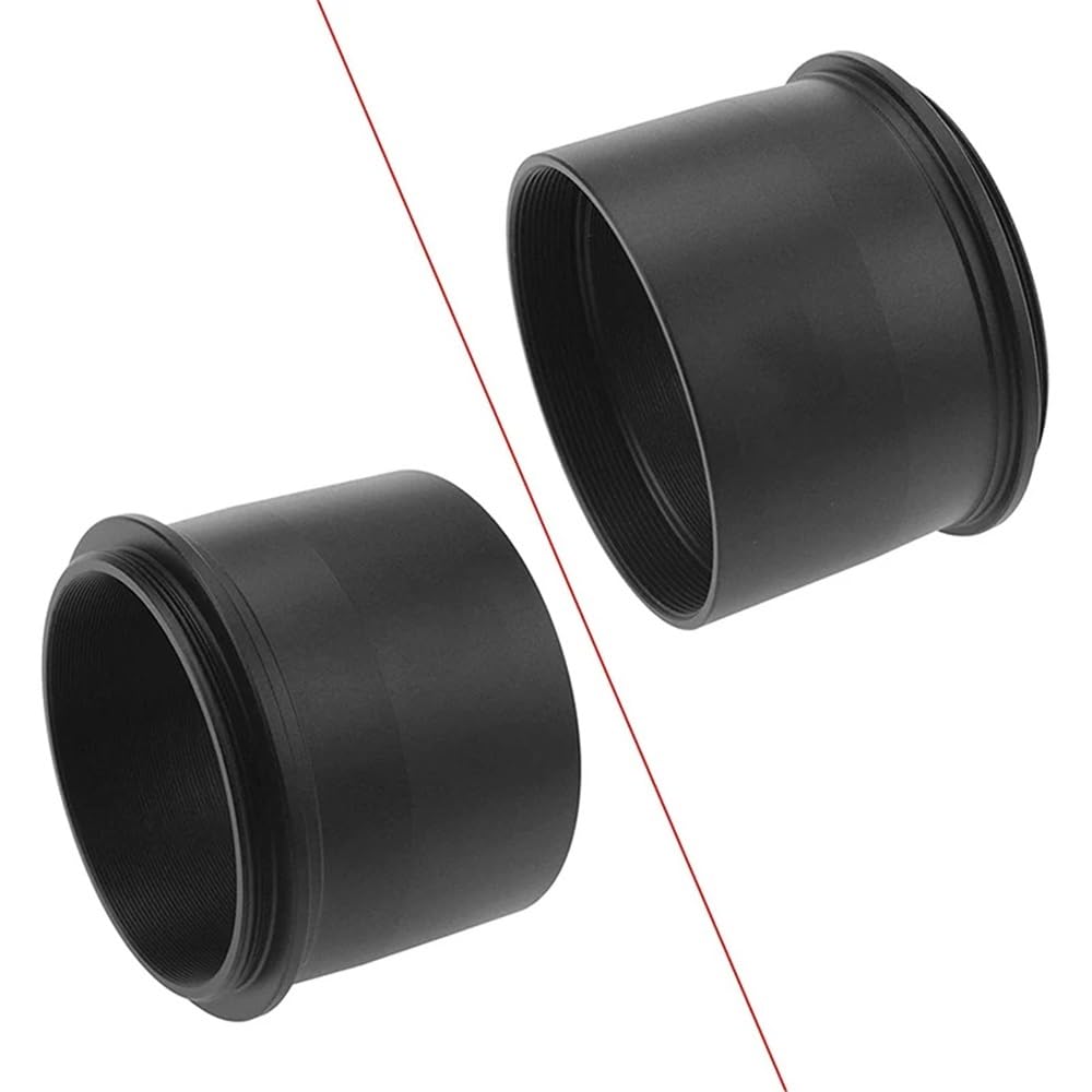 Generic Anillo Adaptador de Lente Ocular Astronómico de 2 M48x0.75 Totalmente Roscado para Fotografía con Cámara SLR