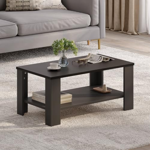 Image of Wakefit Center Table | 1 Yr Warranty | Coffee Table for Living Room Wooden, Tea Table for Living Room Wooden, Sofa Table, Free Installation from Brand, Modern Multi-Functional & Wobble-Free(Vaulten)
