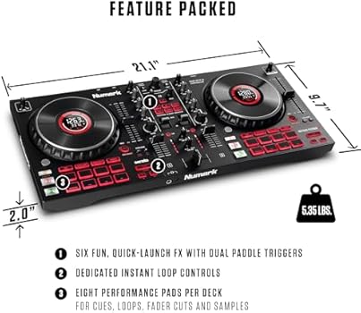 Numark Mixtrack Platinum FX 4-Deck Advanced DJ Controller : Amazon