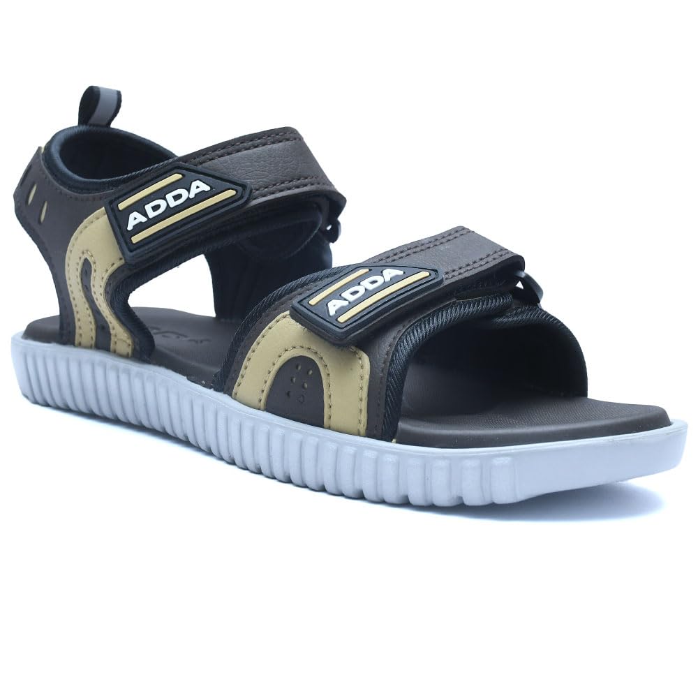 Adda Mens Sandals (Brown/Beige, UK Footwear Size System, Adult, Men, Numeric, Medium, 8) (B0DGF9XZ5L) Amazon Price History, Amazon Price Tracker