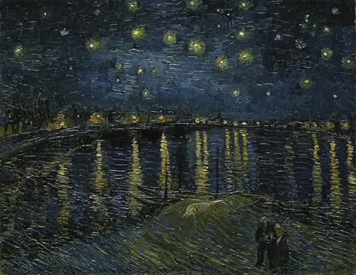 Impression toile Van Gogh La Nuit Étoilée peinture huile ZHAOSHAN