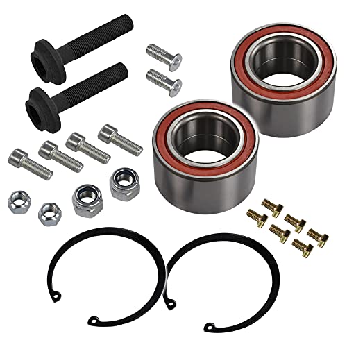 BESTPRICE 2x Radlager hinten Radlagersatz Radlager Set, Kompatibel mit VW