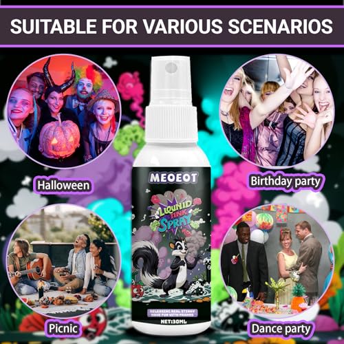 Miniatura 3 de Meoeot Spray Fetido, Stinky Spray, Spray Para Pedos Extrafuerte, Fart Spray, Spray De Stink Líquido Para Fiestas De Halloween, Spray De Stink De Fiesta De Súper Broma Para Adultos, 1 Piezas, 30ml