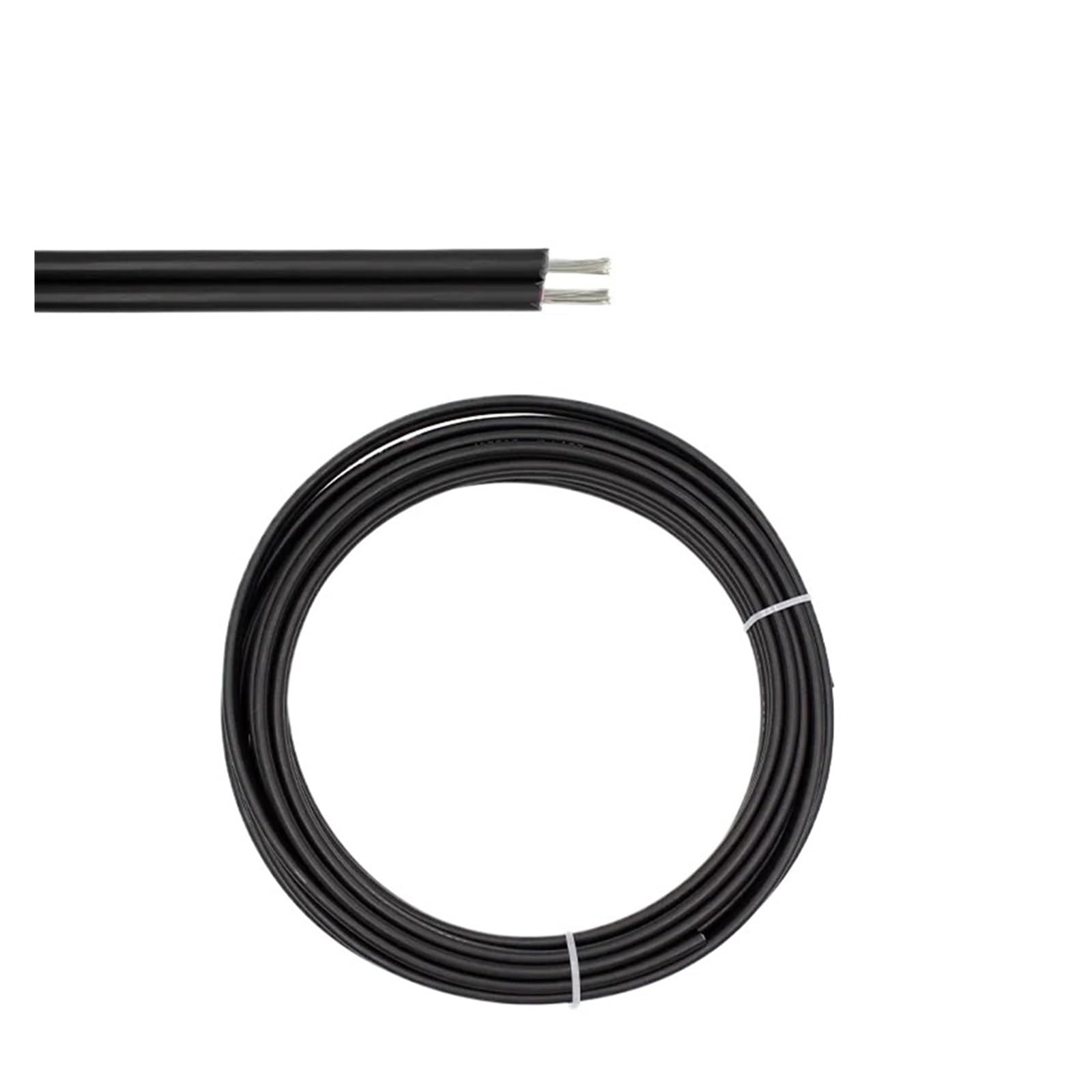 Solar-Kabel Photovoltaik-Kabelverlängerung, Solar-Photovoltaik-Kabel, rot/schwarz, 1500 V, 12/10 AWG, 4 mm², 6 mm², verzinntes Kupfer, XLPE, verschiedene Größen(1m 4mm2)