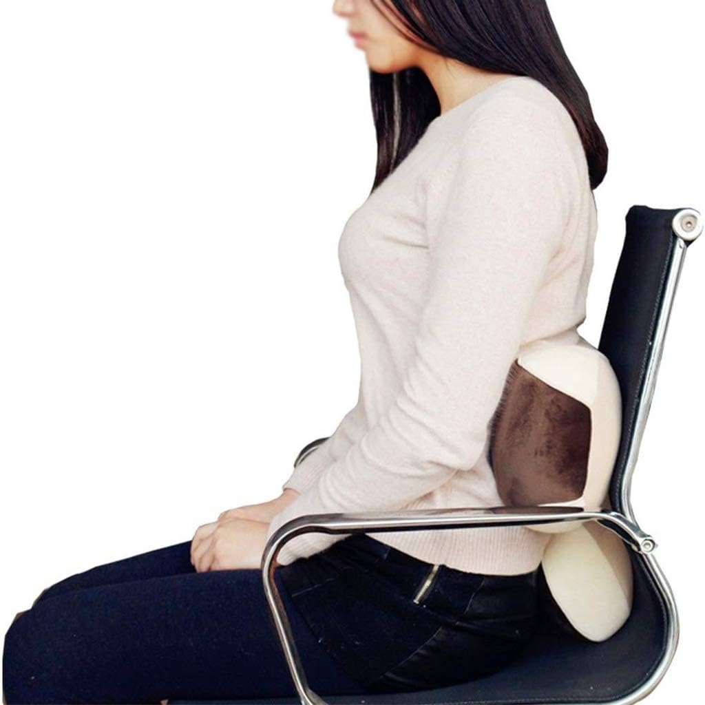 Lumbar Pillow - Support Pillow by Lumbar Pillow Upper and Lower Back for Chair Back Pain Uses Special Patented Technology Has Lateral