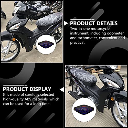 FAVOMOTO Motocicleta Velocímetro Tacômetro Odômetro Prático Medidor de Motocicleta