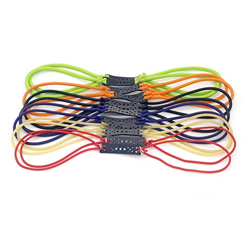 12pcs Elastic Natural Latex Rubber Band Tube for Hunting Slingshot Catapults Parts