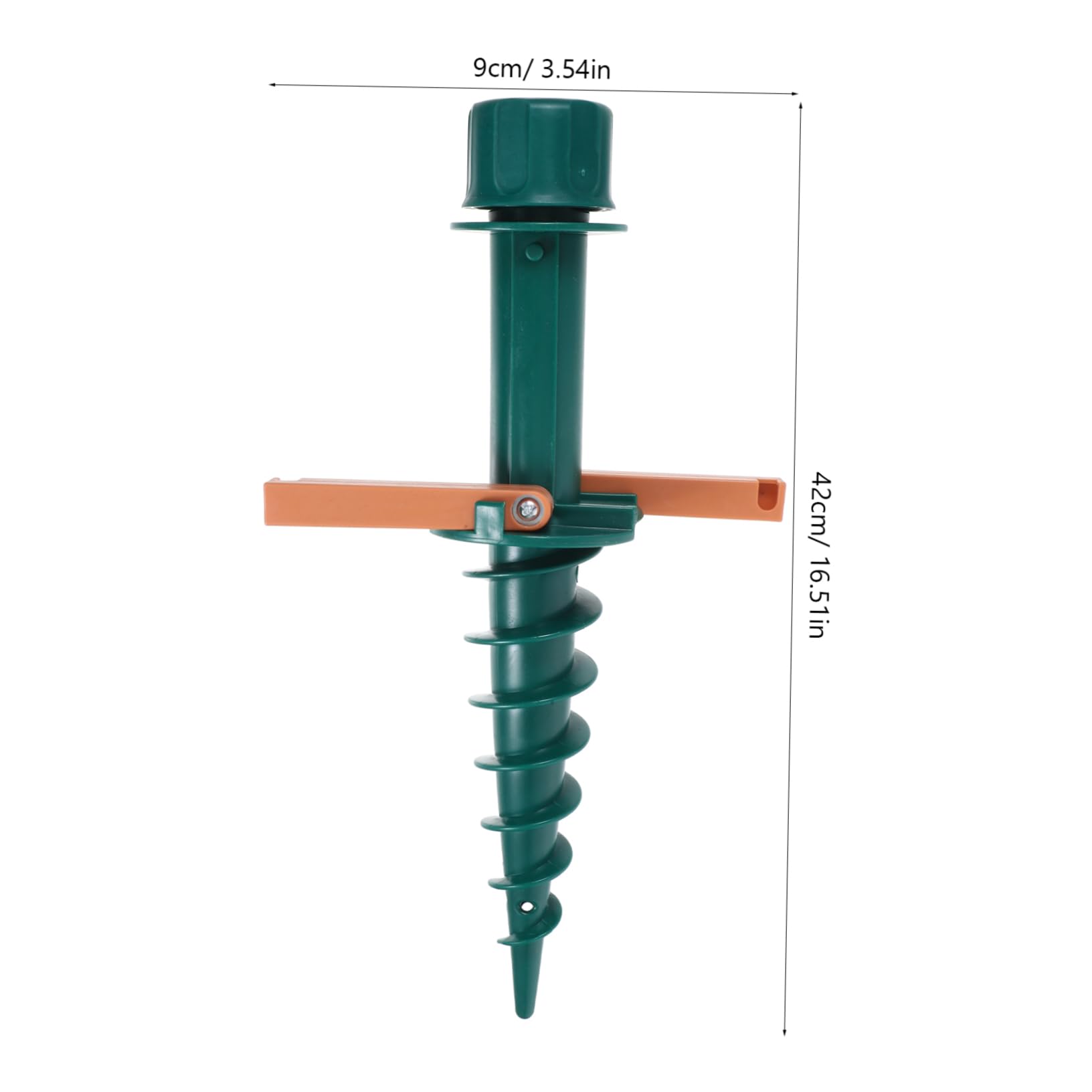 Sombrilla de playa con soporte resistente y sistema de anclaje, sombrilla de playa y clavijas para resistencia al viento, perfecta para proteger el sol al aire libre