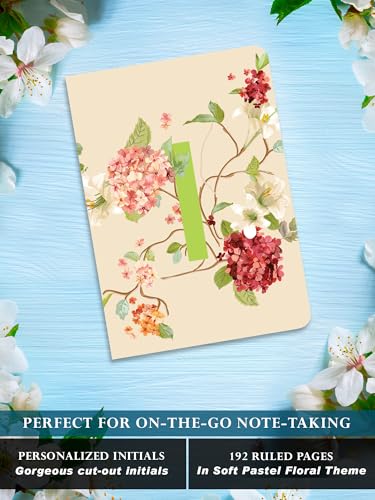 Image of DOODLE Monogram I Diary Gift Set - B6 Soft Bound Ruled Notebook with Tote Bag & Zipper Pouch - Premium Stationery Gift for Women & Girls