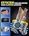 Ursprung 𝟐𝟎𝟐𝟔 𝐔𝐩𝐠𝐫𝐚𝐝𝐞𝐝 H11 9005 LED Bulbs, 𝟏𝟐𝟎𝟎𝟎𝟎𝐋𝐌 𝟏𝟒𝐗 Super Brighter, 6500K Cool White, 1:1 Mini Size for H8/H9 HB3 Daytime Running Light Modules, 10 Years Lifespan, Pack of 4