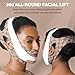What Waist Chin Strap for Sleeping – V Line Lifting Mask – Adjustable Jawline Support & Face Contouring Mask – Comfortable Chin Lifting Strap for Women – Facial Profile Shaper