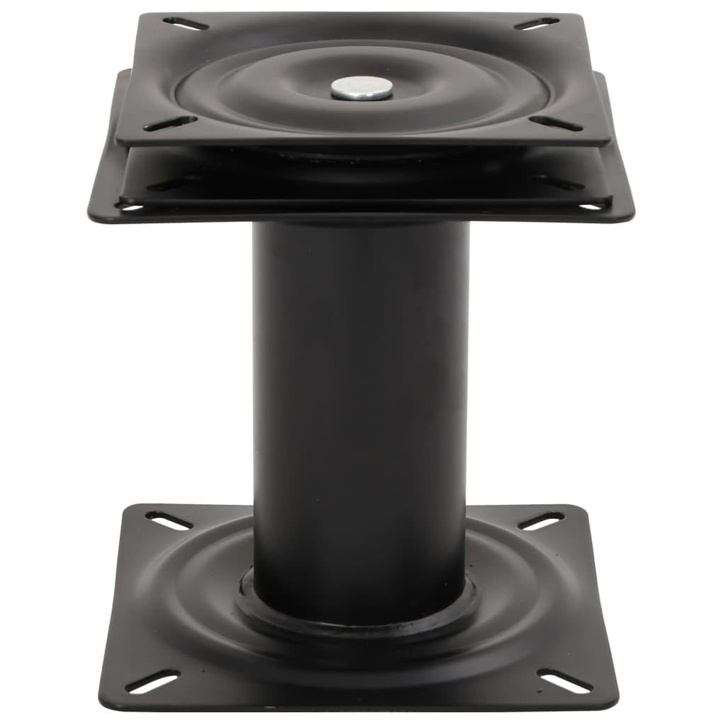 vidaXL Pedestal de Asiento de Barco con Asiento Giratorio 360° Acero, Base para Silla de Barco, Base de Pedestal de Barco, Pedestal para Asiento de Bote