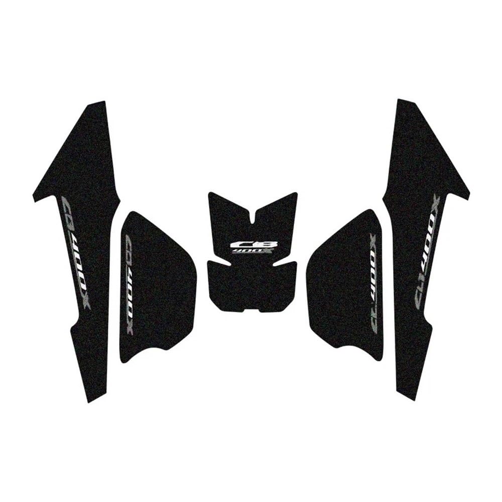 Motorcycle Fuel Tank Protector for CB400x CB500X CB 400X 500X Motorcycle Tank Sticker Knee Grip Decal(2)