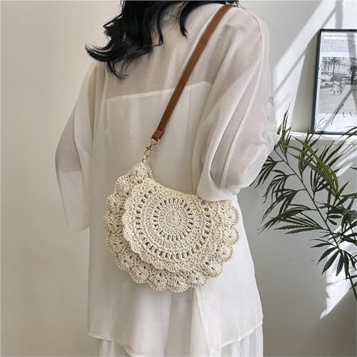 Small Crochet Beach Bag Boho Beach Bag Vcation Bags Knitted Bags Knit Purses Cute Summer Purses Handbag3