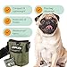 Barking Bags Green Dog Treat Bag & Training Pouch - Ideal for Medium to Large Breeds | Lightweight & Practical Design with Magnetic Closure | Wear Three Ways | Easy Carry Carry Dog Treats & Poo Bags