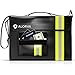 Upgraded Fireproof & Waterproof Document Bag – Lockable 17”x 12”x 5” with Wallet Protector - Reflective to Find Fast at Night – Shield Documents & Valuables from Fire & Water - Firefighter Designed