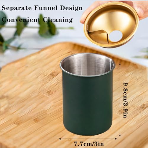 Image of Car Ashtray with Lid, Portable Smell Proof Self-Extinguishing Auto Ashtray, Detachable Smokeless for Car Cup Holder, Stainless Steel Windproof Butt Bucket Ash Tray for Outdoor Travel Home Office