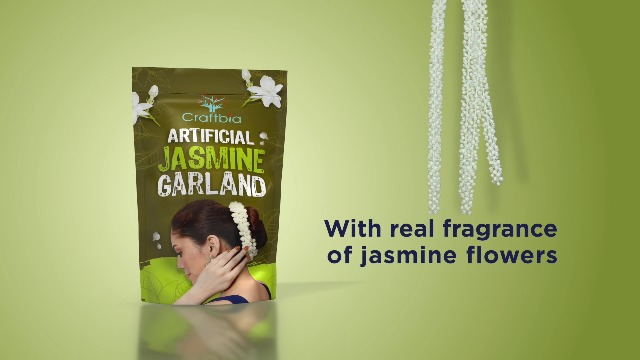 Amazon.com: Craftbia Artificial Jasmine Garland,Jasmine Gajra
