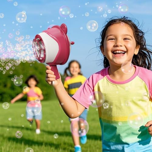 Machine à bulles pour enfants et jouet éolien extérieur avec solution - 2