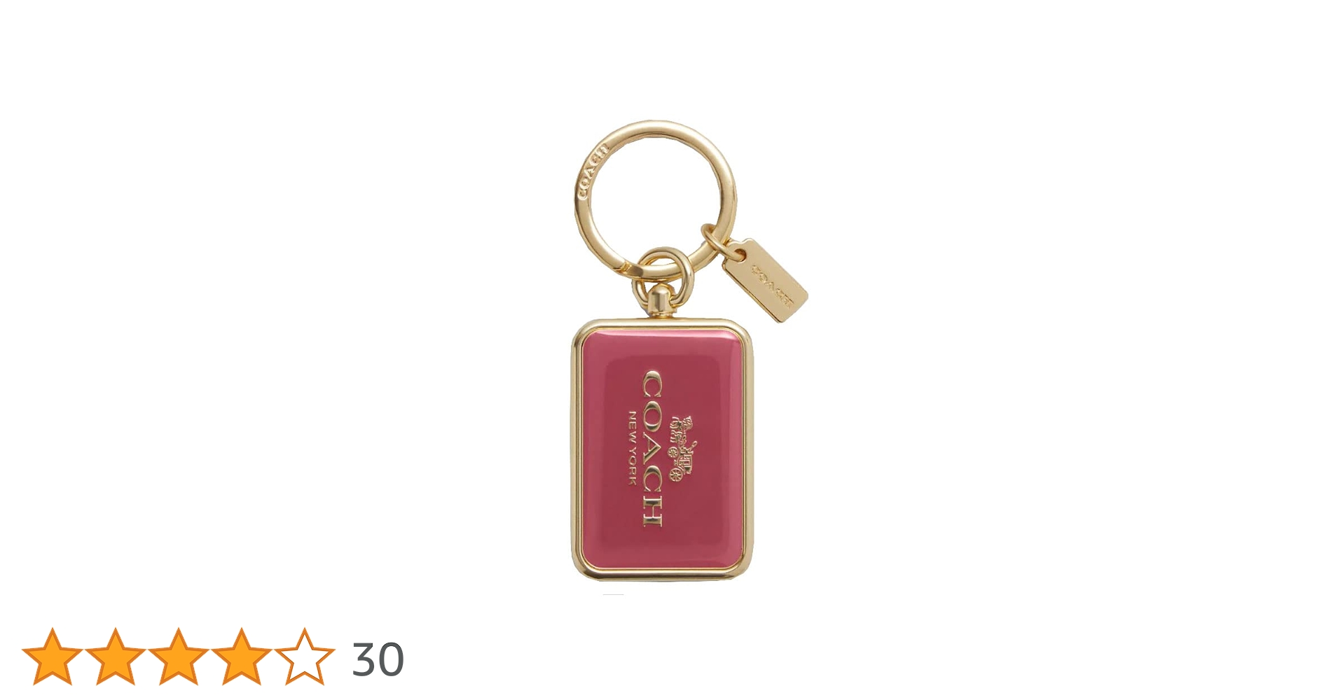 Amazon.co.jp: コーチ レディース 馬と馬車 バッグチャーム (長方形