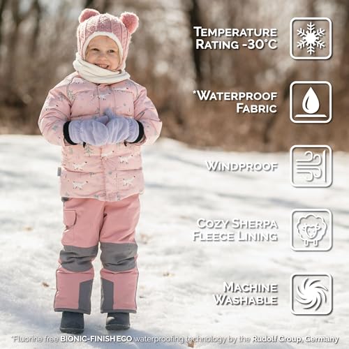 JAN & JUL Waterproof Insulated Puffy Coat for Toddlers and Kids2
