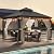 BELLEZE 12 x 12ft Hardtop Gazebo, Widen Pole Outdoor Canopy, Aluminium Frame Galvanized Steel Double Roof Waterproof Gazebo Tent with Nettings and Curtains for Patio, Backyard, Deck, Lawns, Garden