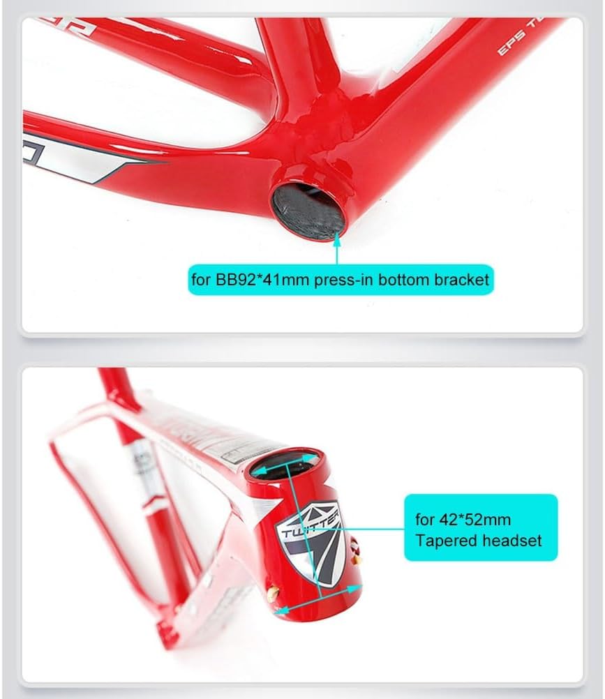 TUJISEK Mountain Bikes Frame Carbon Fiber 15''/17''/19'' Mountain Bikes Frame Disc Brake QR 135mm XC Frame Internal Routing for 27.5 29er Wheels