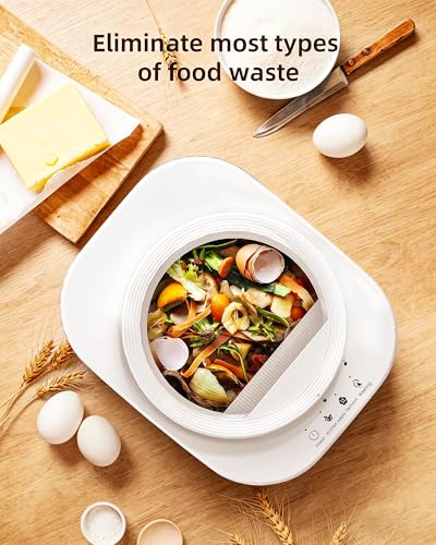 Image of Electric Composter for Kitchen, 4L Large Smart Countertop Compost Bin, Odorless | Auto-Cleaning | Low Noise |Turn Food Waste into Fertilizer Composter, 2026 New Indoor Food Waste Compost Machine