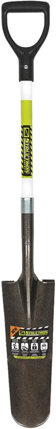 Drain Spade, 29 in. Handle L, Steel Blade